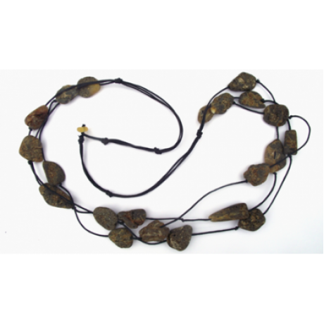 Raw Baltic Amber Necklace (ANSS3)