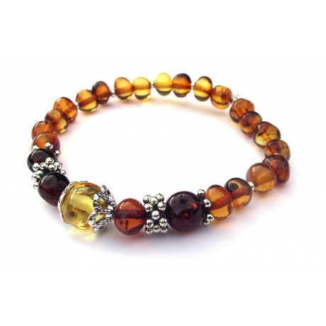 Baltic Amber Bracelet (ABMIX1-2)