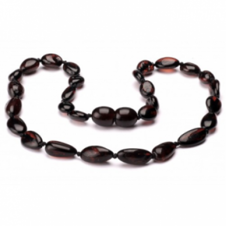 Amber Necklace Bean (BTNB Cherry)