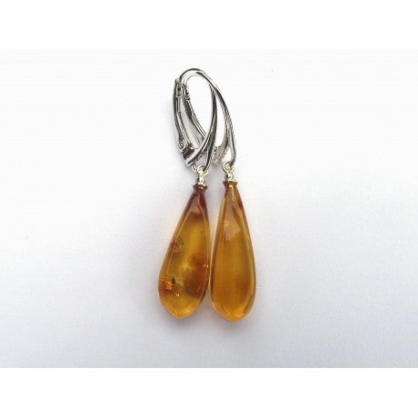 Baltic Amber Earrings (AEL Honey)