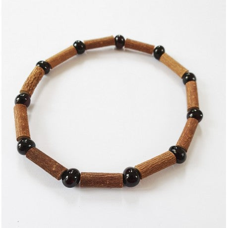 Hazelwood & Amber Anklet (HAA Cherry)