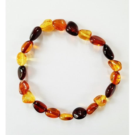 Baltic store amber anklet