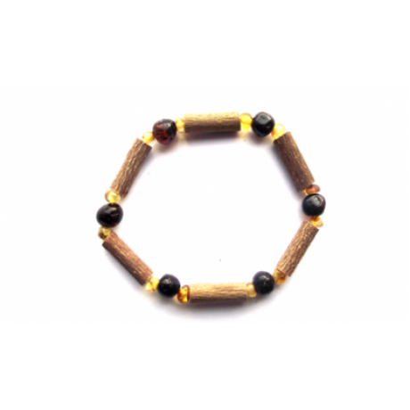 Hazelwood & Amber Anklet (Cherry/Honey)