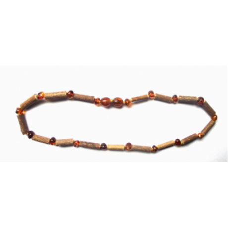 Hazelwood & Amber Necklace (HABTN Cognac)