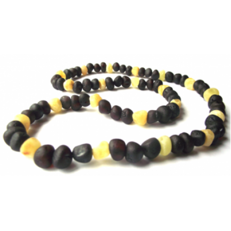 Raw Baltic Amber Necklace for Men (ANMRAW)