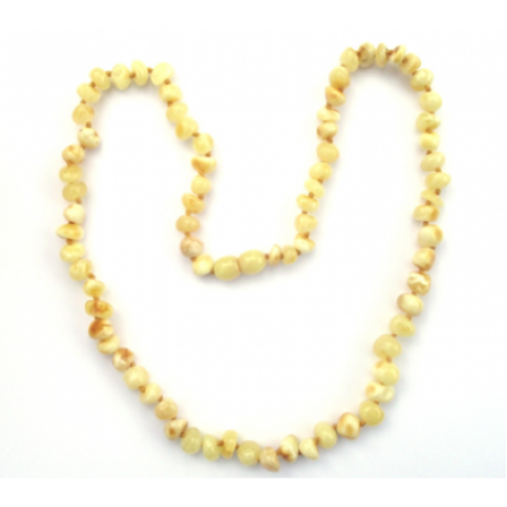 Baltic Amber Necklace White (ANP White)