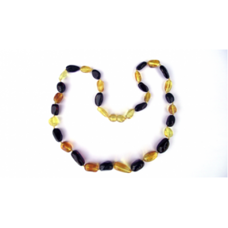 The Seashore 18″ Baltic Amber Nugget Necklace: Pictures! | SparkofAmber:  Authentic Baltic Amber Jewelry