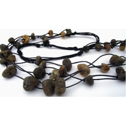 Raw Baltic Amber Necklace (ANSS2)