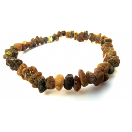 Baltic Amber Anklet (BAAE Raw)