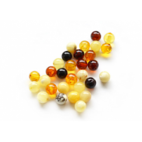 Loose round amber beads (RB MIX)
