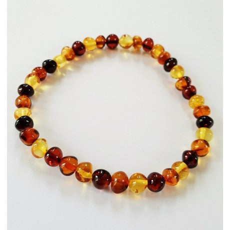 Baltic Amber Anklet (BAAE Mixed)