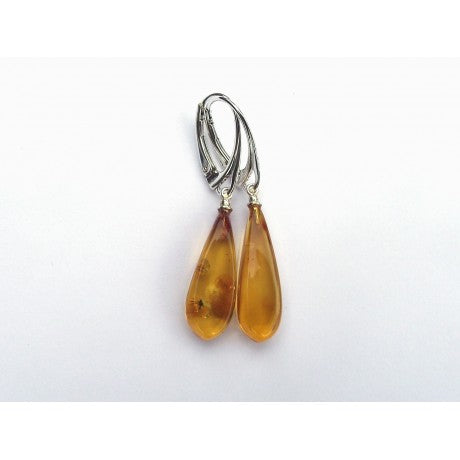Baltic Amber Earrings (AEL Honey)