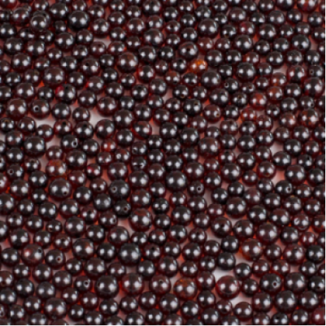 Loose round amber beads (RB Cherry)