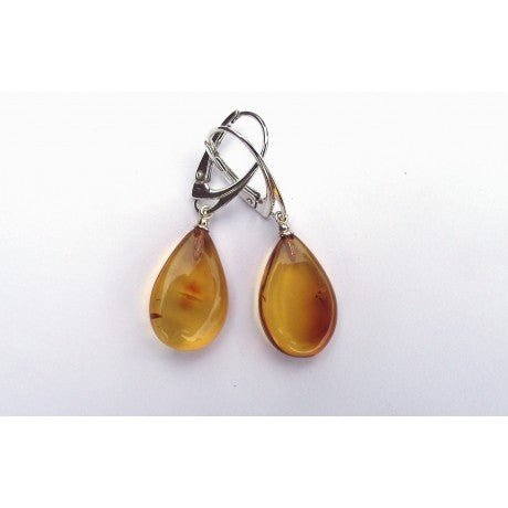 Baltic Amber Earrings (AES Honey)