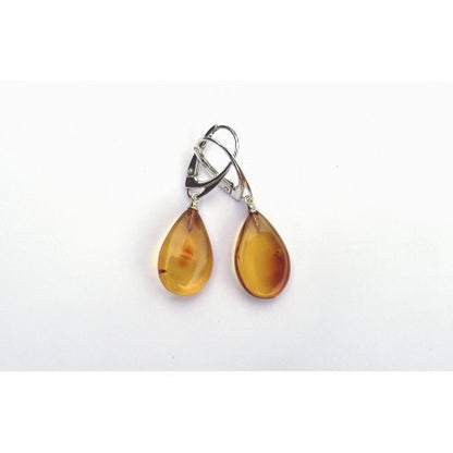 Baltic Amber Earrings (AES Honey)