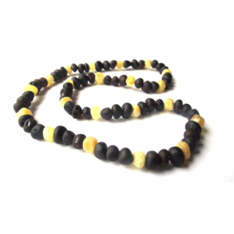 Raw Baltic Amber Necklace for Men (ANMRAW)